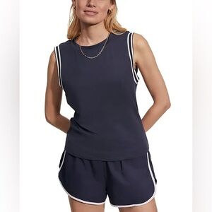 Varley Performance Wellings Tank Top in Blue Night